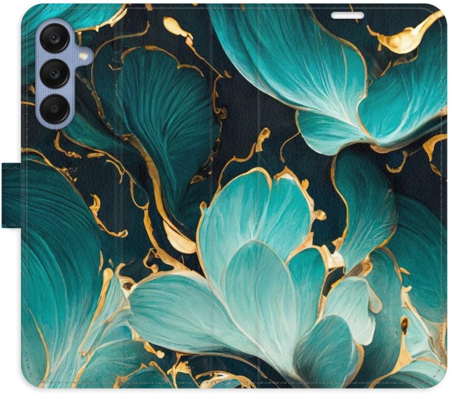 iSaprio Flip puzdro Blue Flowers 02 na Samsung Galaxy A25 5G