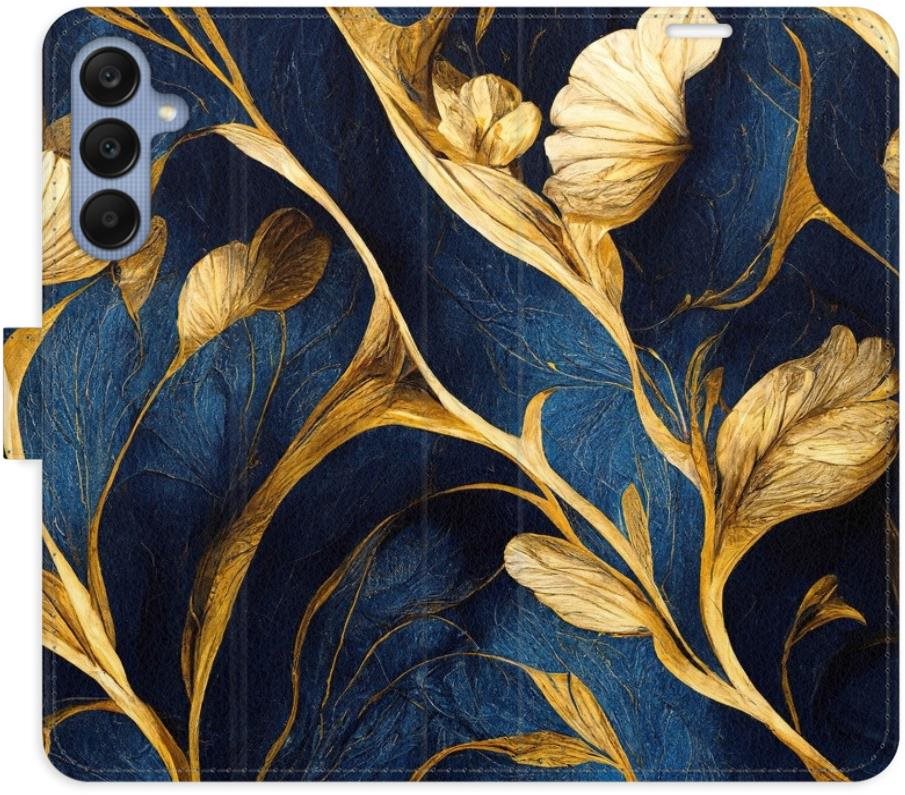 iSaprio Flip puzdro GoldBlue na Samsung Galaxy A25 5G