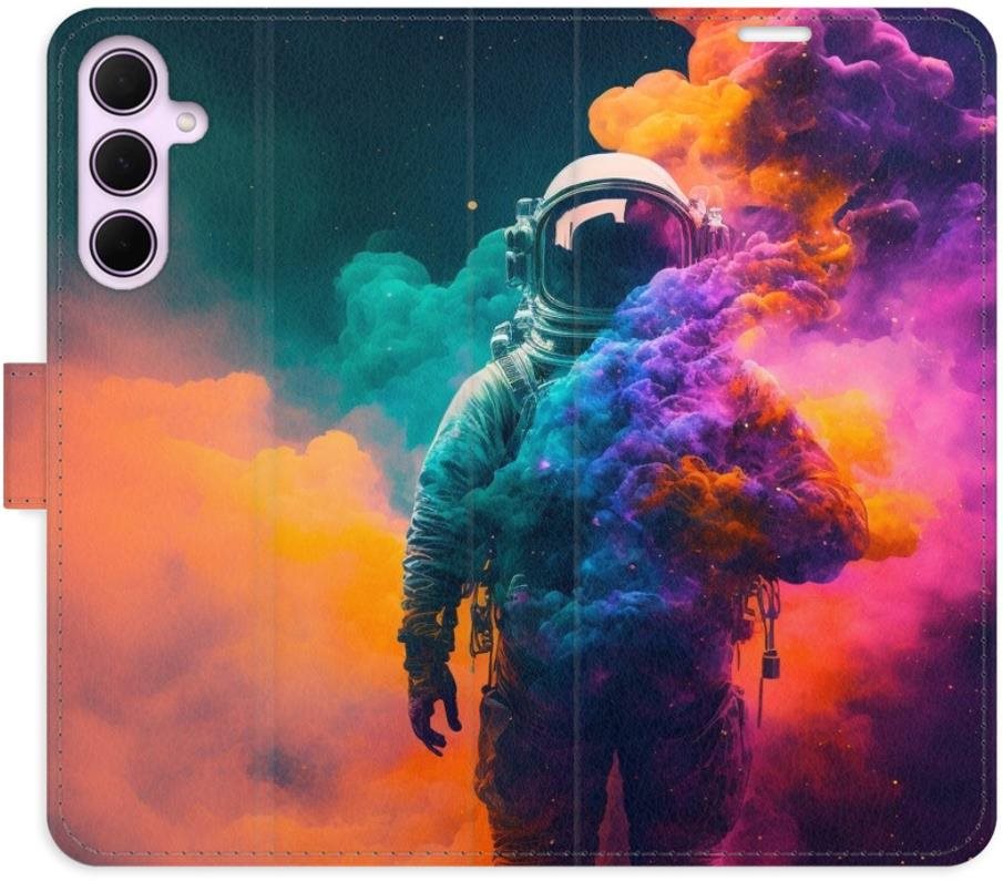iSaprio Flip puzdro Astronaut in Colours 02 na Samsung Galaxy A35 5G