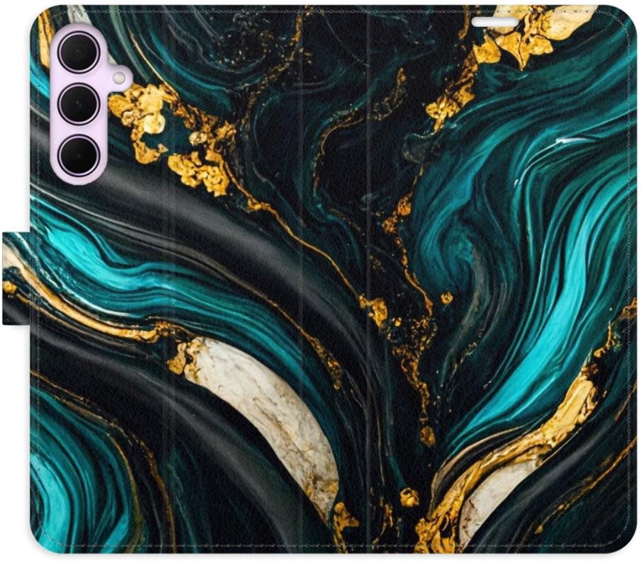iSaprio Flip puzdro Dark Paint na Samsung Galaxy A35 5G