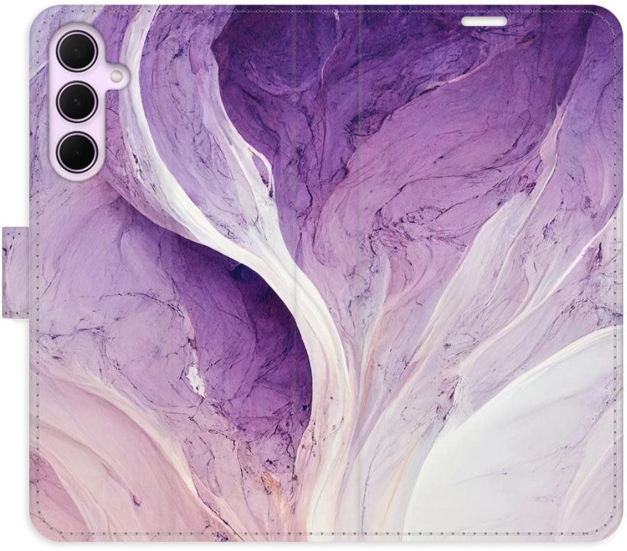 iSaprio Flip puzdro Purple Paint na Samsung Galaxy A35 5G