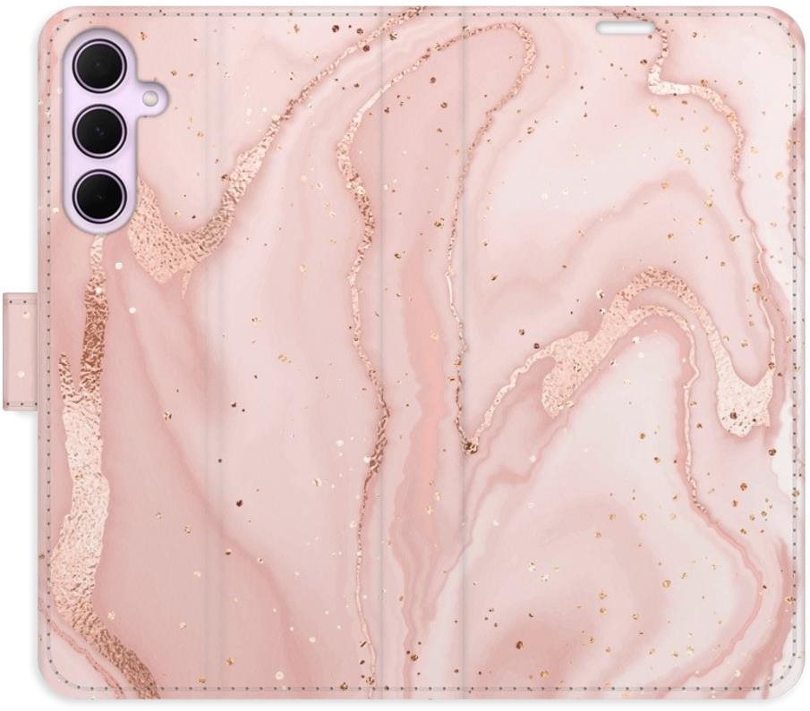 iSaprio Flip puzdro RoseGold Marble na Samsung Galaxy A35 5G