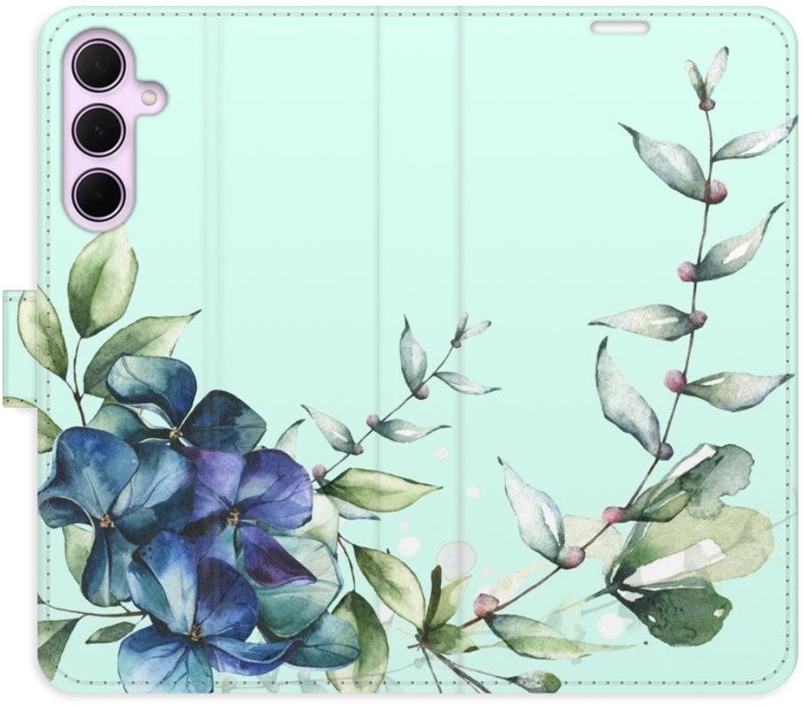 iSaprio Flip puzdro Blue Flowers na Samsung Galaxy A35 5G