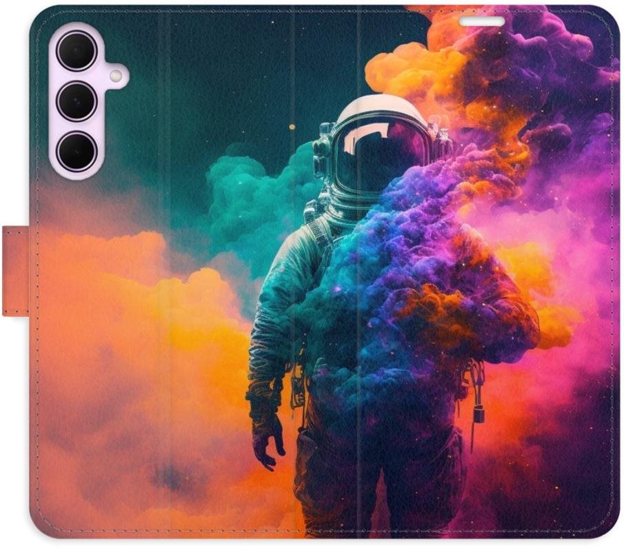 iSaprio Flip puzdro Astronaut in Colours 02 na Samsung Galaxy A55 5G