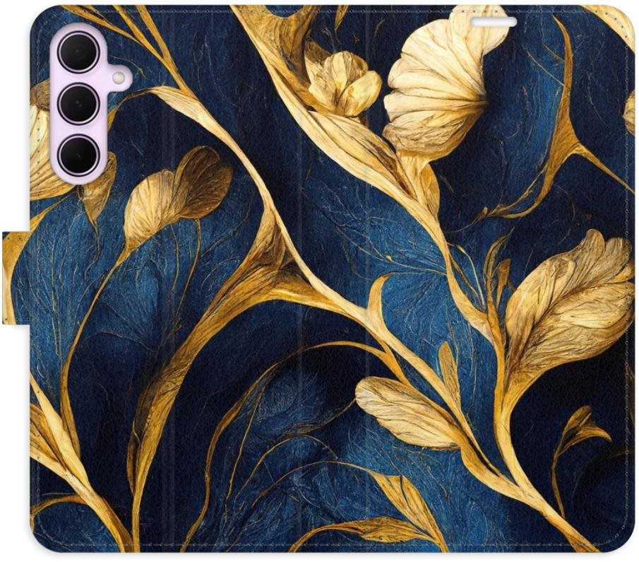 iSaprio Flip puzdro GoldBlue na Samsung Galaxy A55 5G