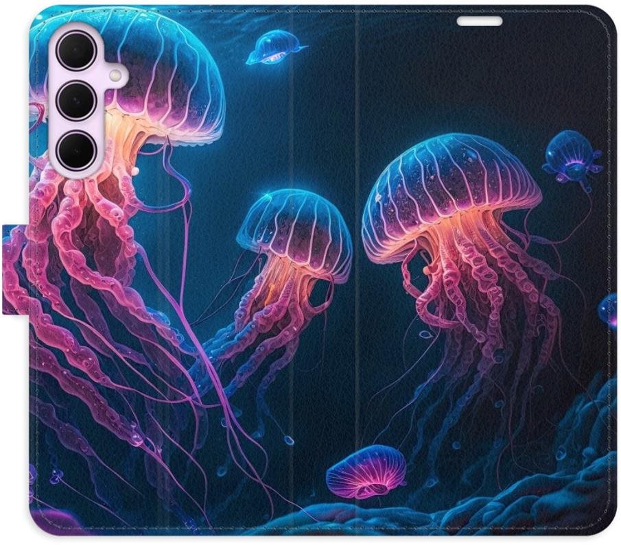 iSaprio Flip puzdro Jellyfish na Samsung Galaxy A55 5G