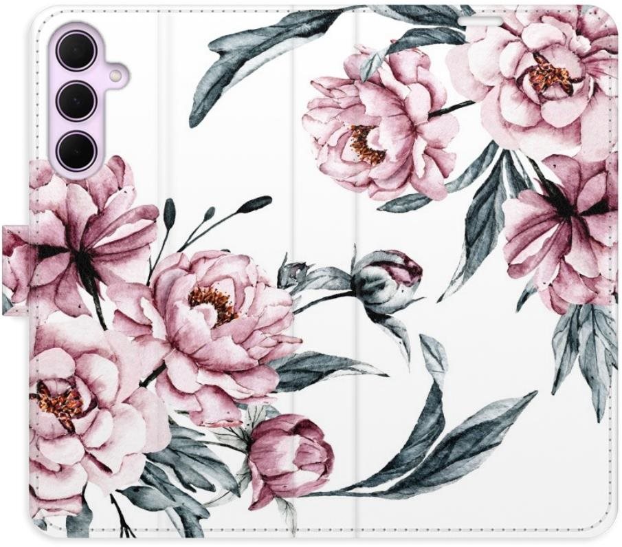 iSaprio Flip puzdro Pink Flowers na Samsung Galaxy A55 5G