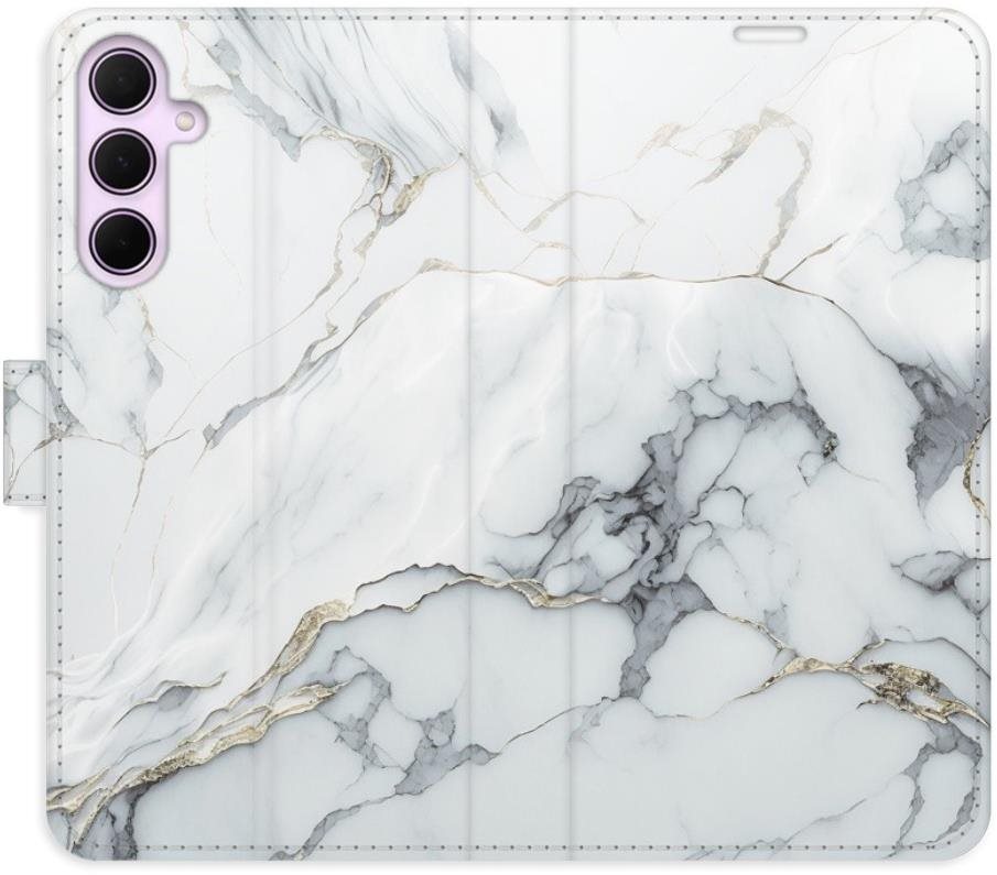 iSaprio Flip puzdro SilverMarble 15 na Samsung Galaxy A55 5G