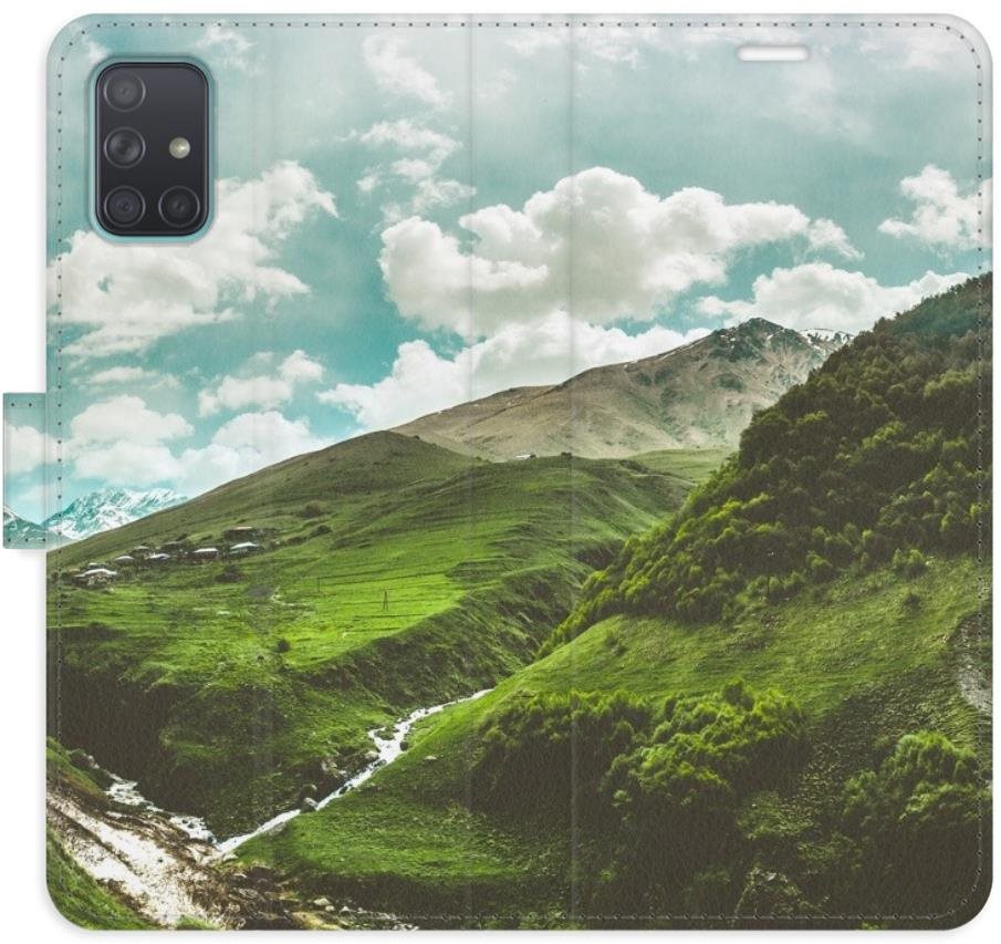 iSaprio Flip puzdro Mountain Valley na Samsung Galaxy A71