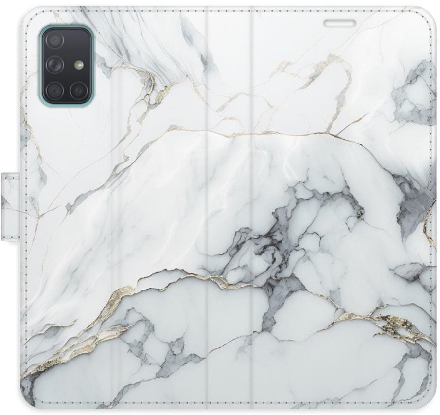 iSaprio Flip puzdro SilverMarble 15 na Samsung Galaxy A71