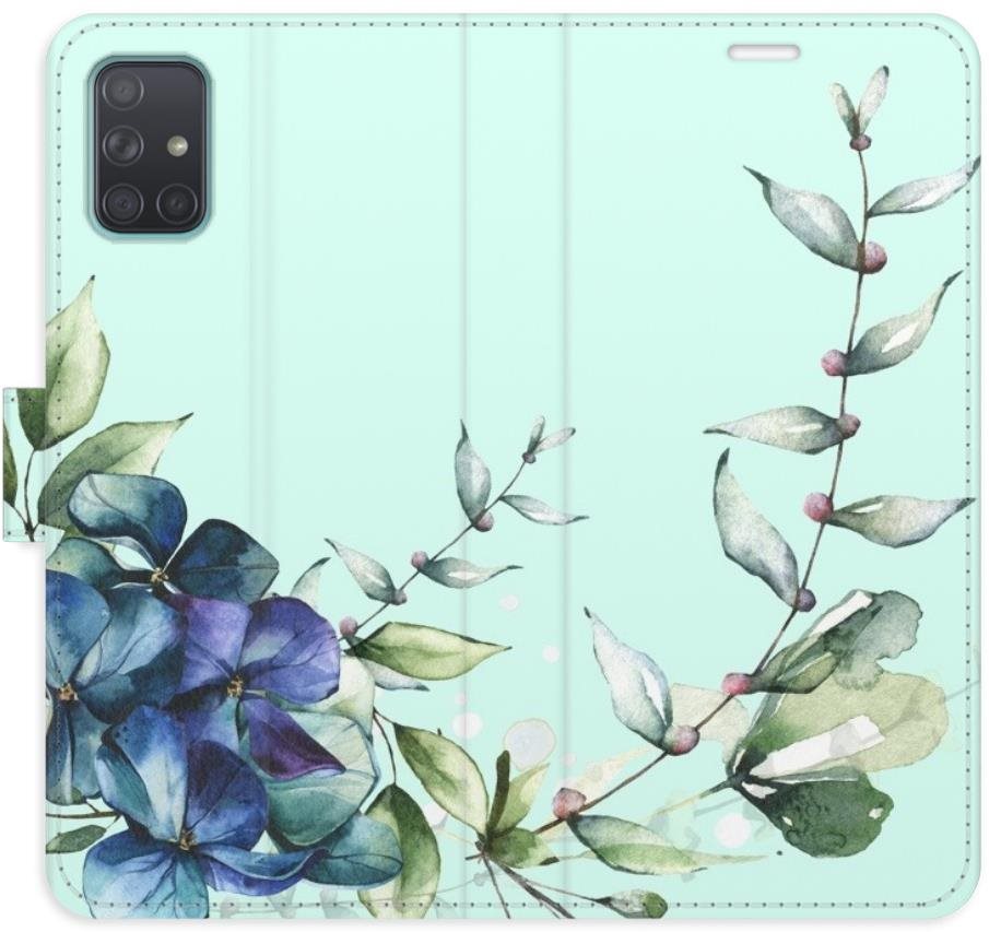 iSaprio Flip puzdro Blue Flowers na Samsung Galaxy A71