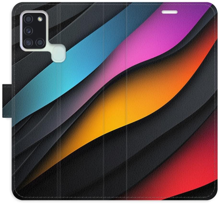 iSaprio Flip puzdro Color Waves pre Samsung Galaxy A21s