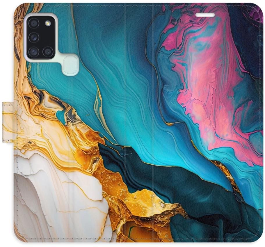 iSaprio Flip puzdro Colourful Marble pre Samsung Galaxy A21s