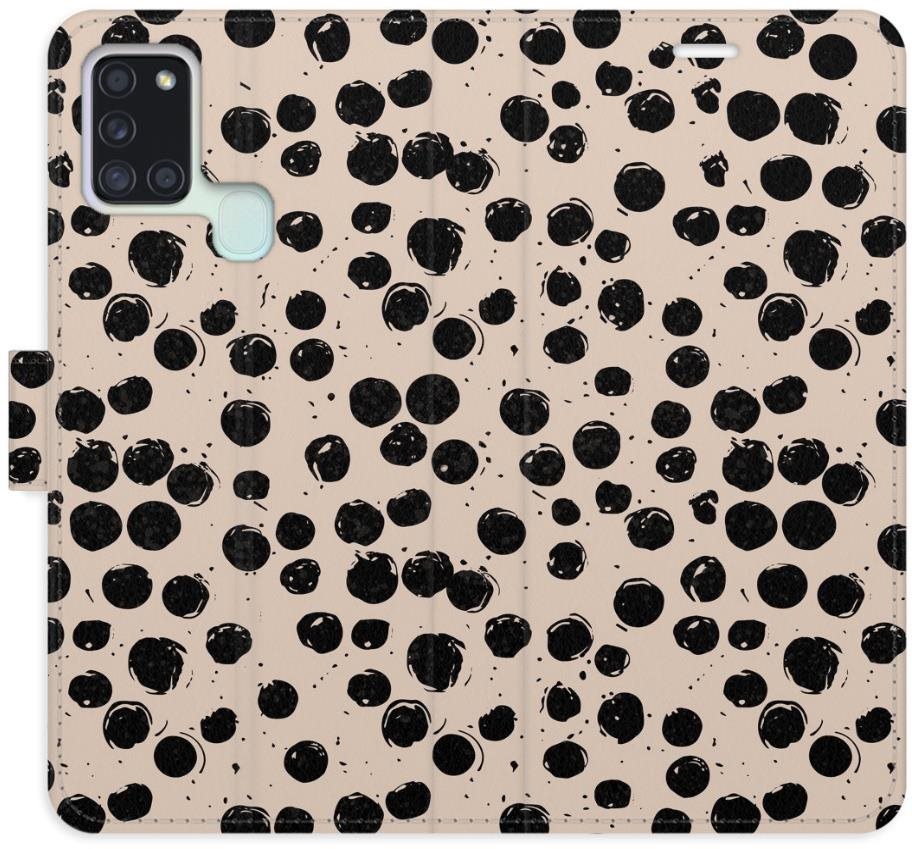 iSaprio Flip puzdro Dotted 02 pre Samsung Galaxy A21s