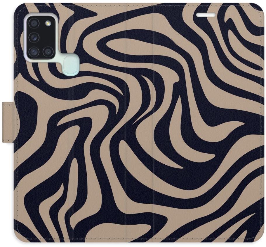 iSaprio Flip puzdro Zebra Black 02 pre Samsung Galaxy A21s