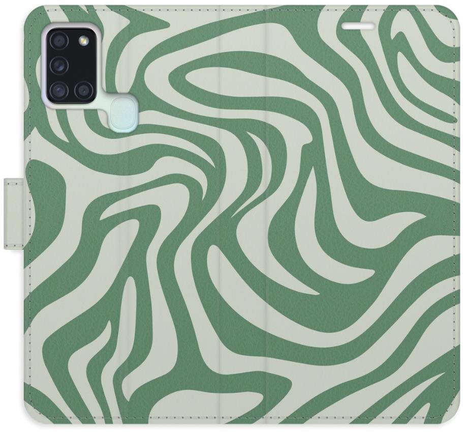 iSaprio Flip puzdro Zebra Green 02 pre Samsung Galaxy A21s