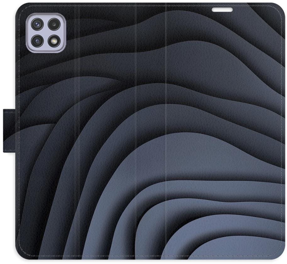 iSaprio Flip puzdro Dark Waves pre Samsung Galaxy A22 5G