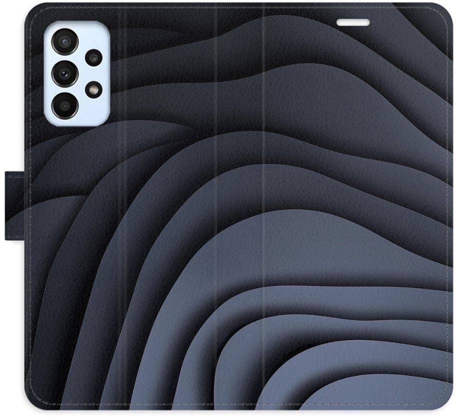 iSaprio Flip puzdro Dark Waves pre Samsung Galaxy A23 / A23 5G