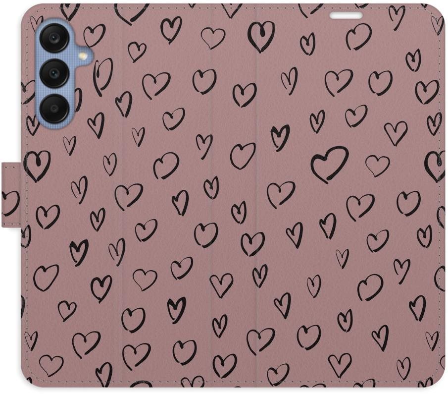iSaprio Flip puzdro Heart Dark 02 pre Samsung Galaxy A25 5G