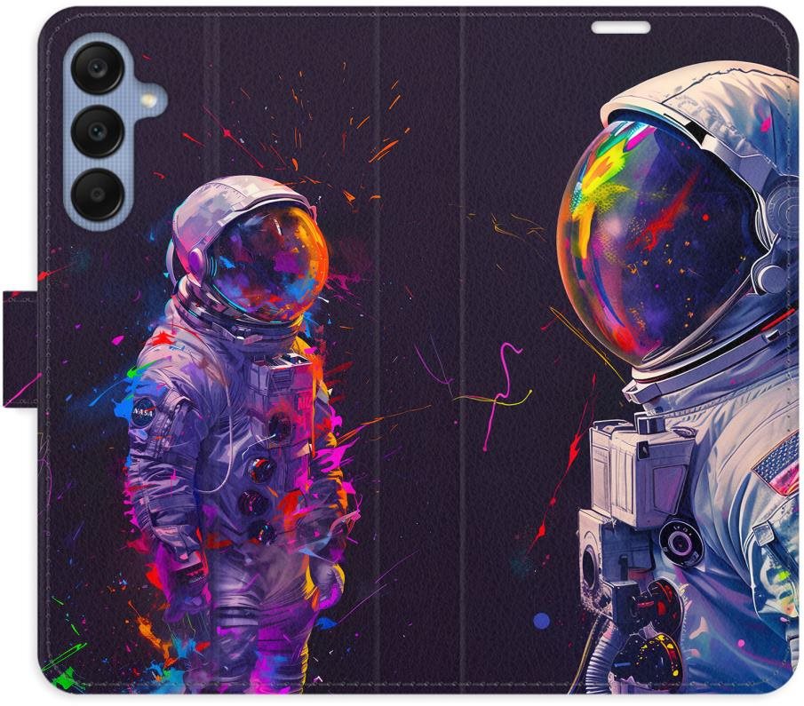 iSaprio Flip puzdro Neon Astronaut 02 pre Samsung Galaxy A25 5G