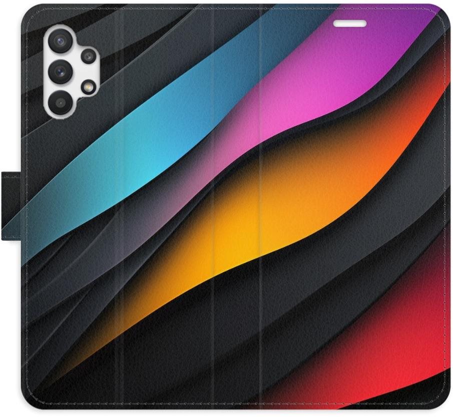 iSaprio Flip puzdro Color Waves pre Samsung Galaxy A32