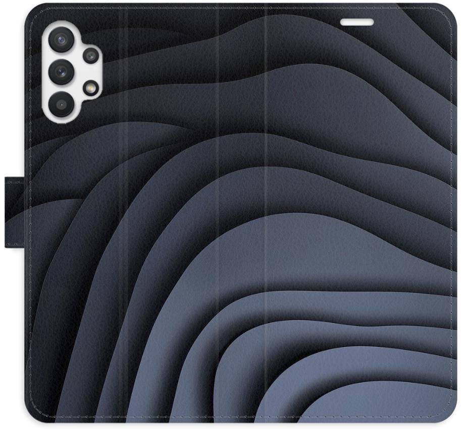 iSaprio Flip puzdro Dark Waves pre Samsung Galaxy A32 5G