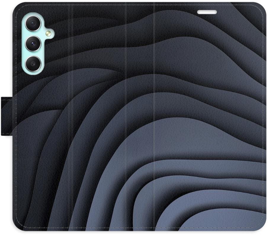 iSaprio Flip puzdro Dark Waves na Samsung Galaxy A34 5G