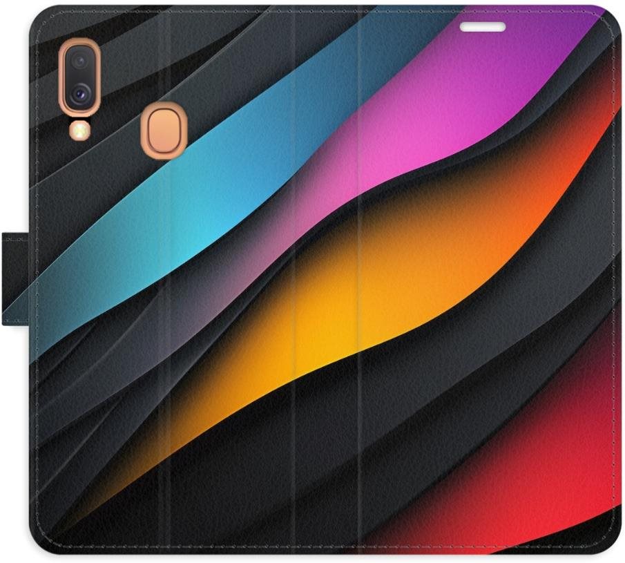 iSaprio Flip puzdro Color Waves pre Samsung Galaxy A40