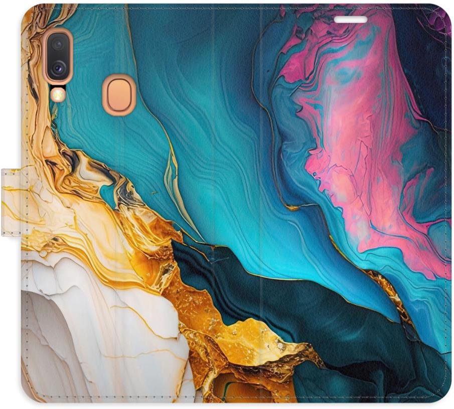 iSaprio Flip puzdro Colourful Marble pre Samsung Galaxy A40