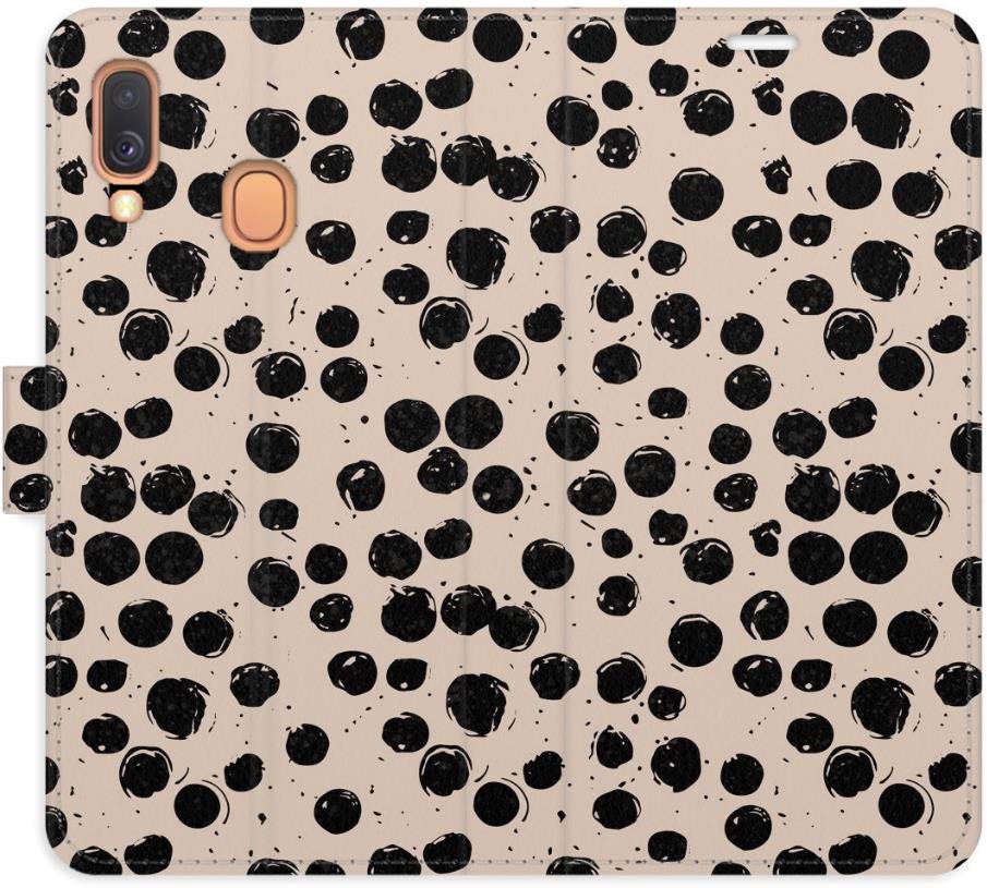 iSaprio Flip puzdro Dotted 02 pre Samsung Galaxy A40