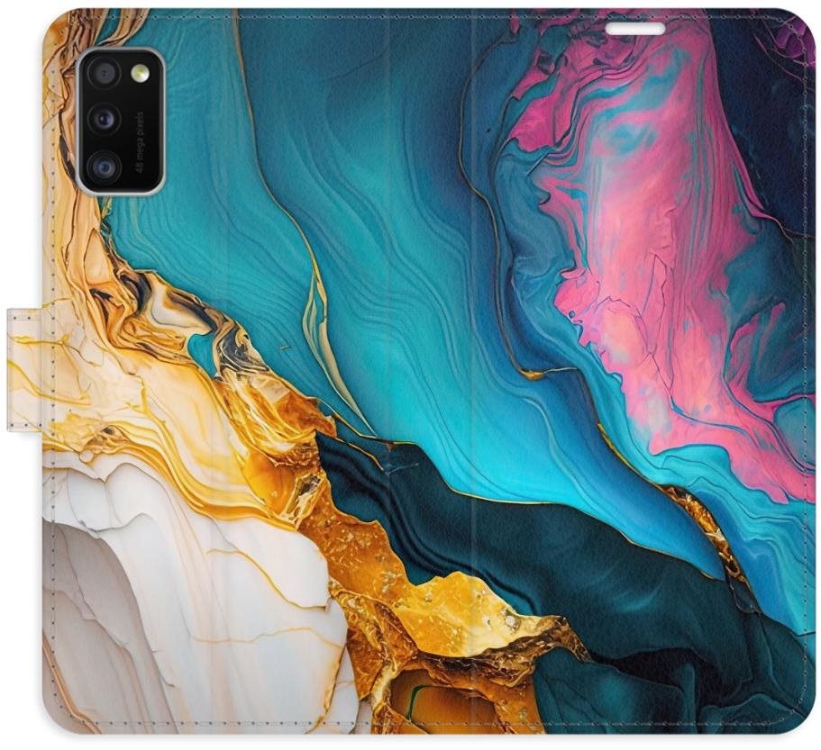 iSaprio Flip puzdro Colourful Marble pre Samsung Galaxy A41
