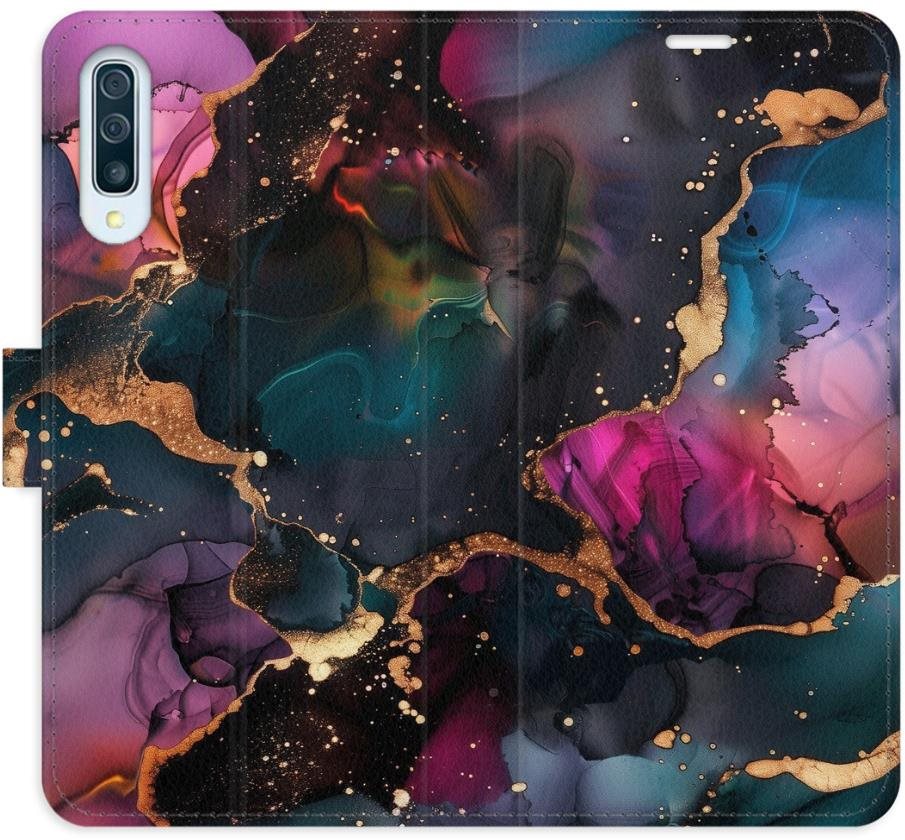iSaprio Flip puzdro Dark Marble pre Samsung Galaxy A50
