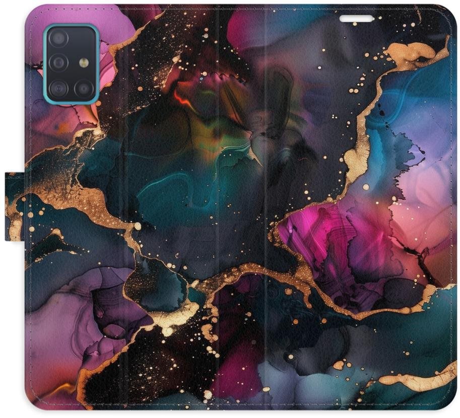 iSaprio Flip puzdro Dark Marble pre Samsung Galaxy A51
