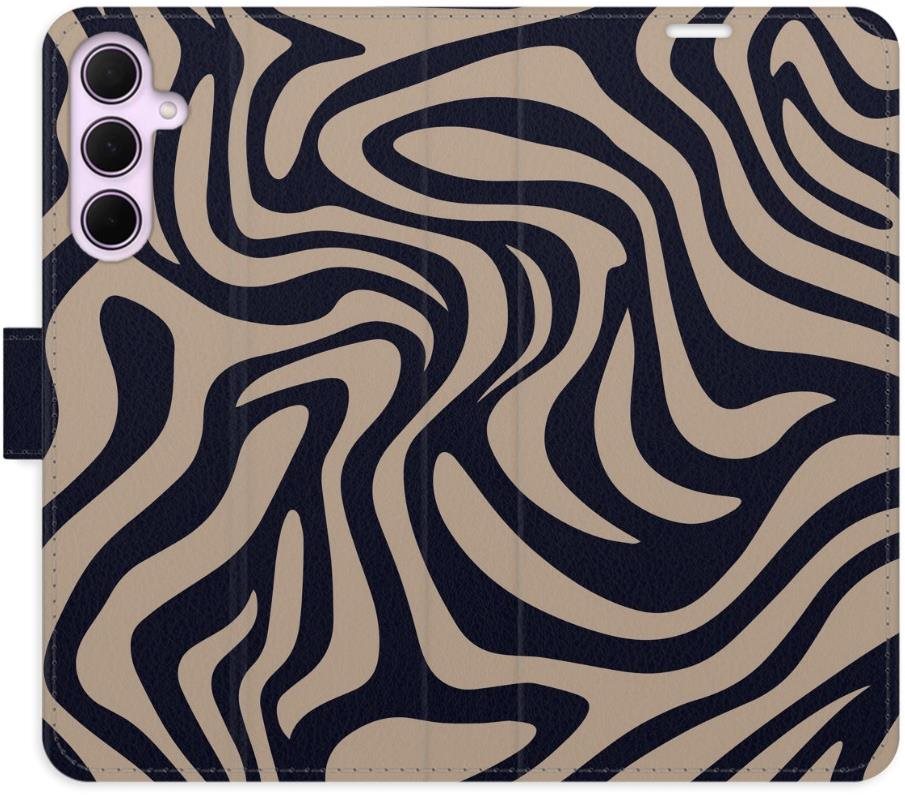 iSaprio Flip puzdro Zebra Black 02 pre Samsung Galaxy A55 5G
