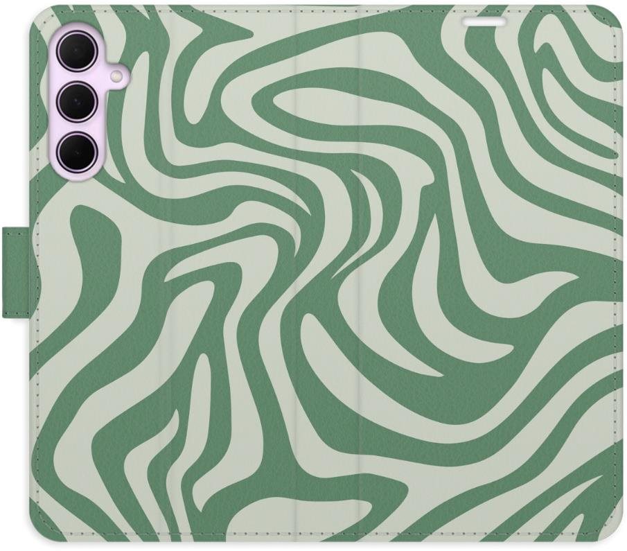 iSaprio Flip puzdro Zebra Green 02 pre Samsung Galaxy A55 5G