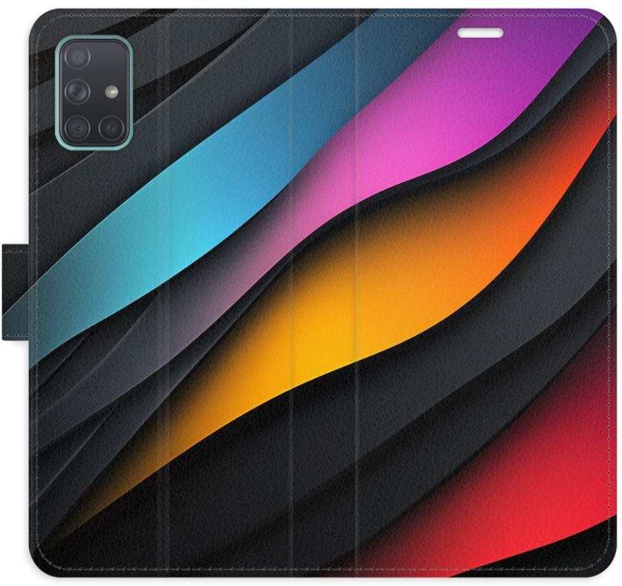 iSaprio Flip puzdro Color Waves pre Samsung Galaxy A71