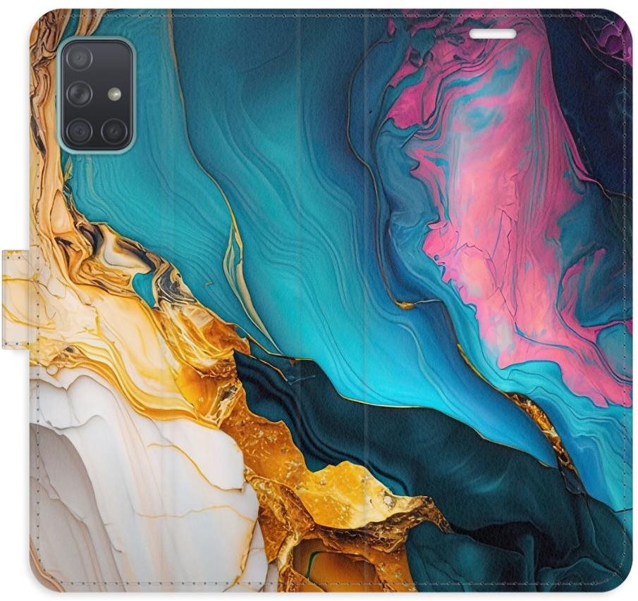 iSaprio Flip puzdro Colourful Marble pre Samsung Galaxy A71