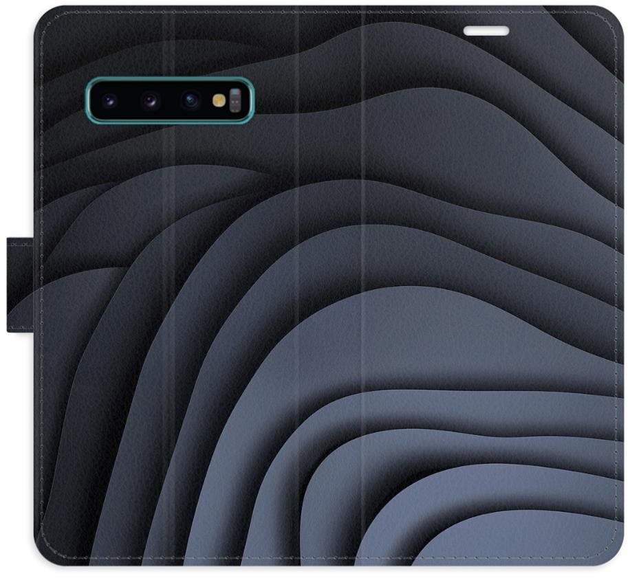 iSaprio Flip puzdro Dark Waves pre Samsung Galaxy S10