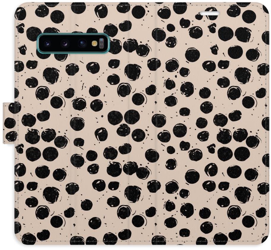 iSaprio Flip puzdro Dotted 02 pre Samsung Galaxy S10
