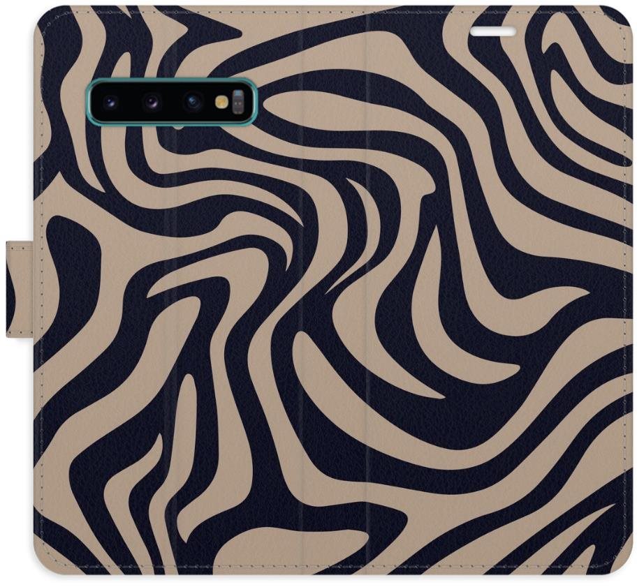 iSaprio Flip puzdro Zebra Black 02 pre Samsung Galaxy S10