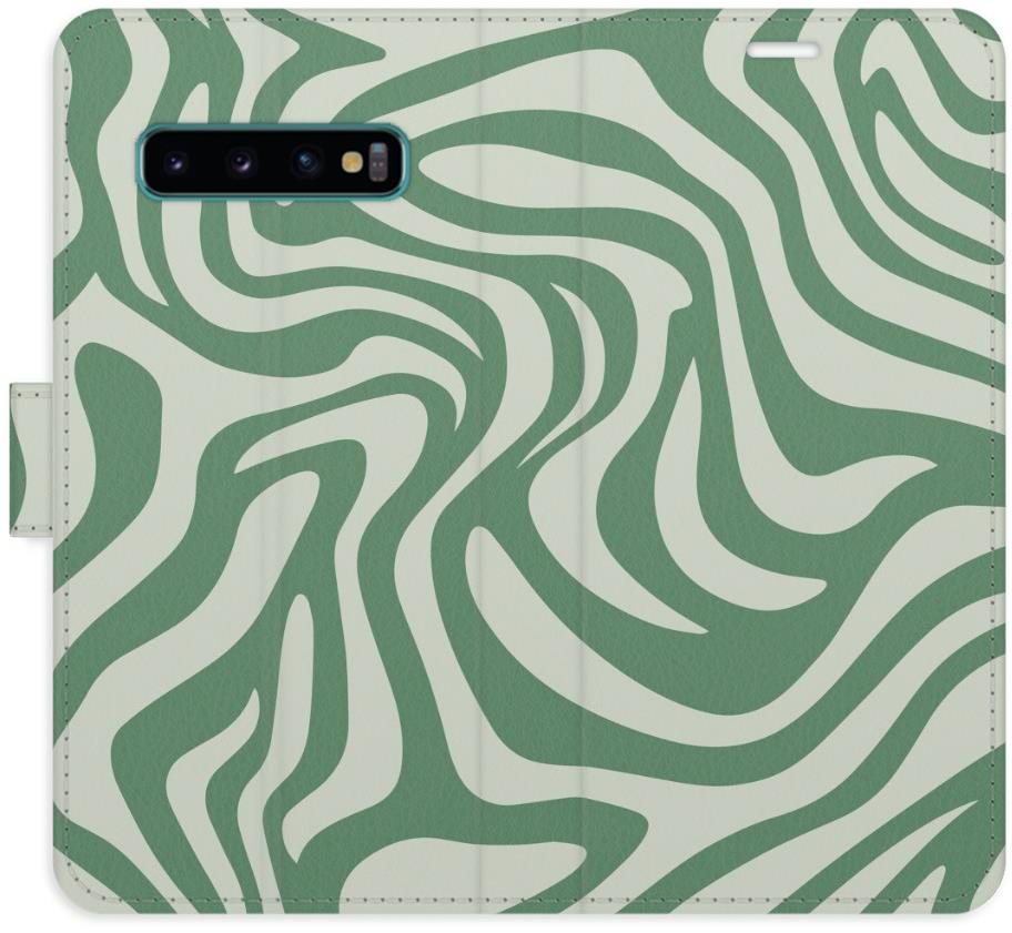 iSaprio Flip puzdro Zebra Green 02 pre Samsung Galaxy S10