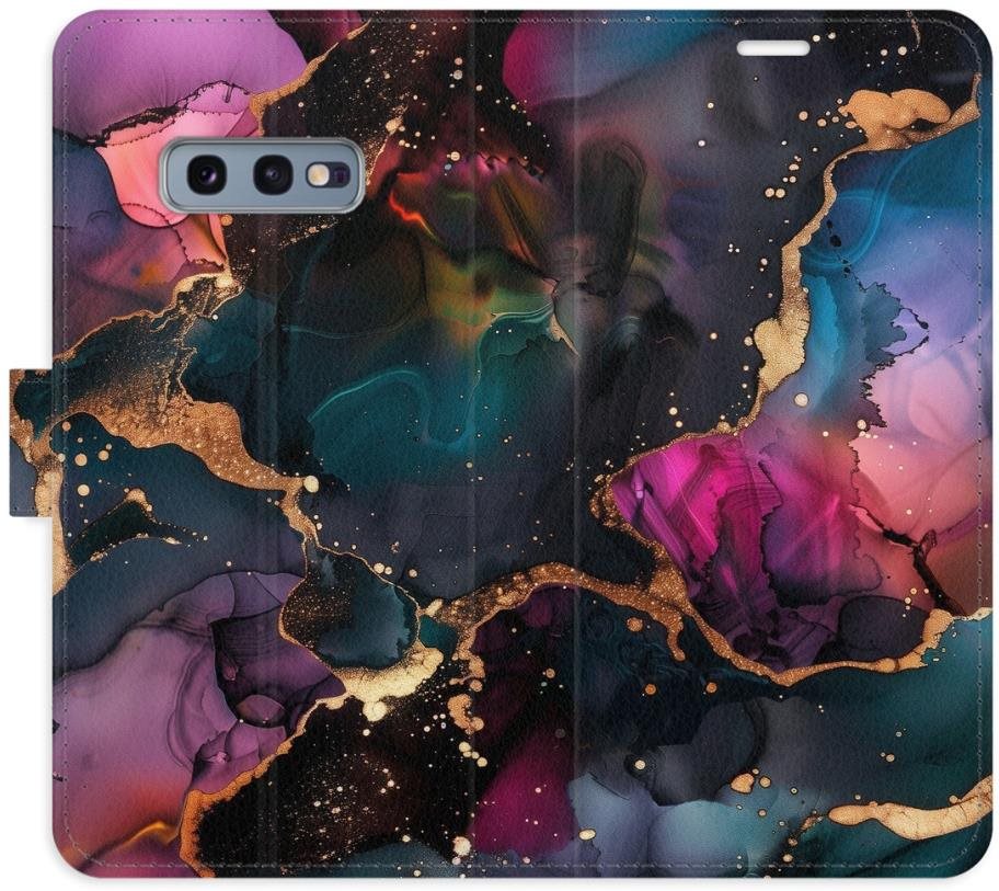 iSaprio Flip puzdro Dark Marble pre Samsung Galaxy S10e