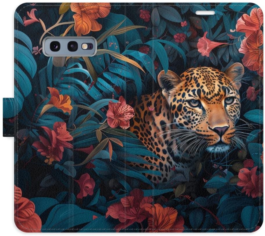 iSaprio Flip puzdro Flower Jaguar 02 pre Samsung Galaxy S10e