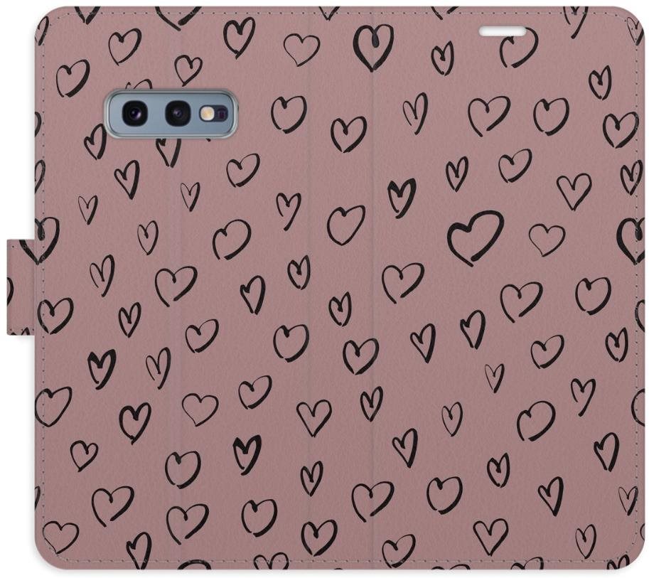 iSaprio Flip puzdro Heart Dark 02 pre Samsung Galaxy S10e