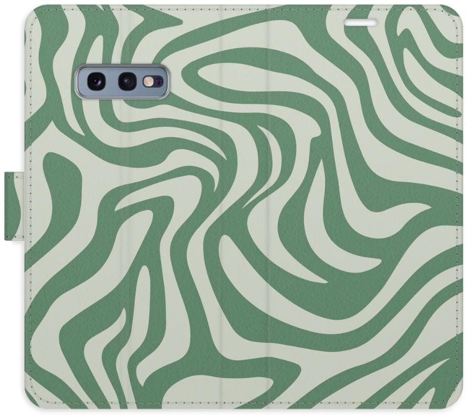 iSaprio Flip puzdro Zebra Green 02 pre Samsung Galaxy S10e