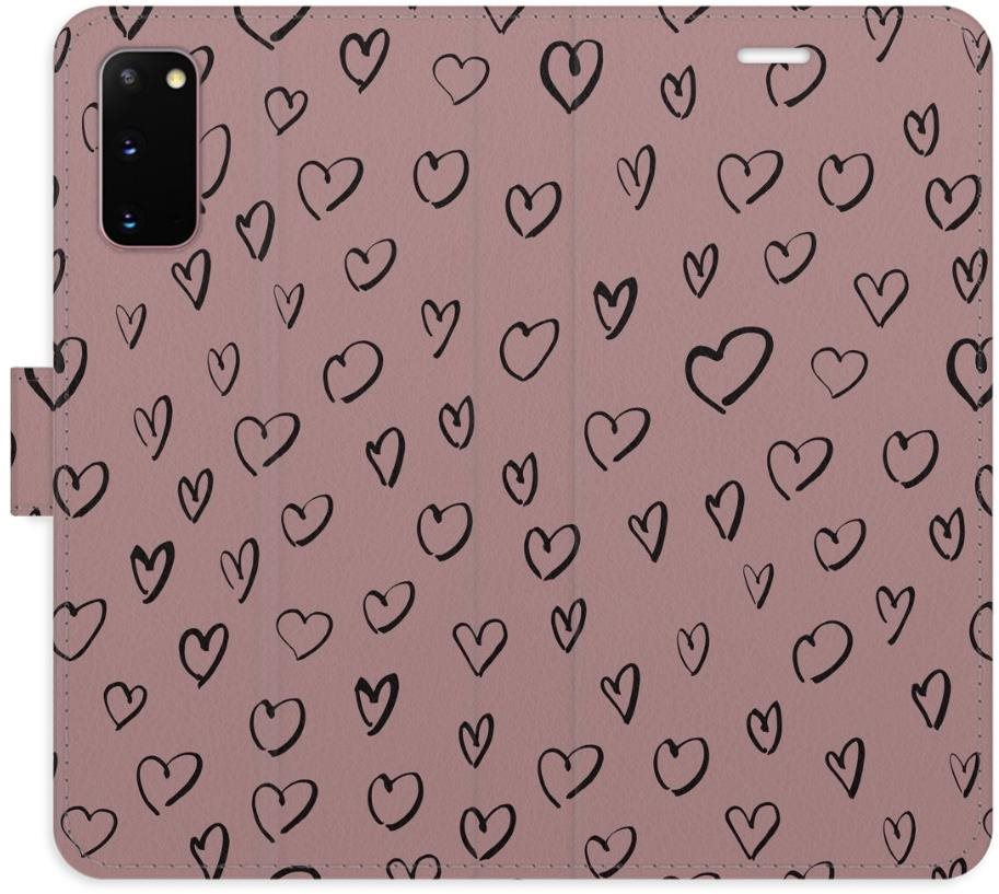 iSaprio Flip puzdro Heart Dark 02 pre Samsung Galaxy S20