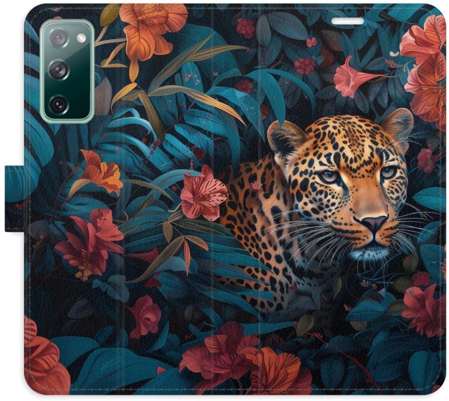 iSaprio Flip puzdro Flower Jaguar 02 pre Samsung Galaxy S20 FE