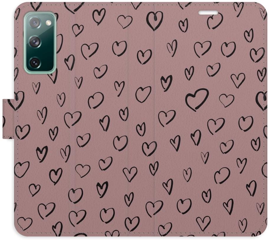 iSaprio Flip puzdro Heart Dark 02 pre Samsung Galaxy S20 FE