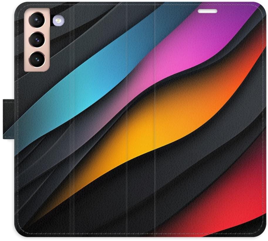 iSaprio Flip puzdro Color Waves pre Samsung Galaxy S21