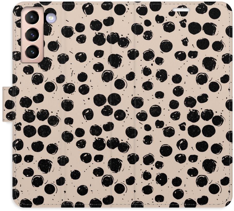 iSaprio Flip puzdro Dotted 02 pre Samsung Galaxy S21